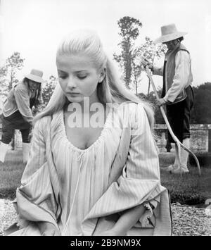 Ewa Aulin, on-set of the Film, 'Start the Revolution without Me', Warner Bros., 1970 Stock Photo