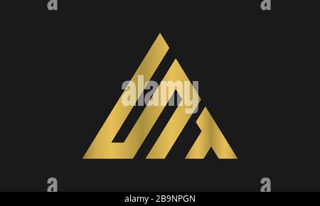 TS, ST Letter Logo Design with Creative Modern Trendy Typography and triangle logo. Stock Vector