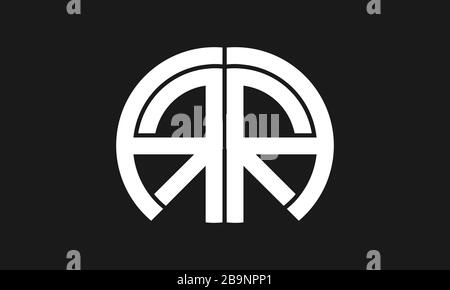 A , R , AR , RA letter logo design and monogram logo Stock Vector