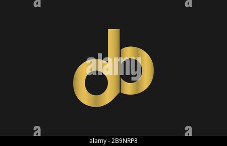a , b , ba , ab letter logo design with creative modern typography and abstract monogram logo. Stock Vector