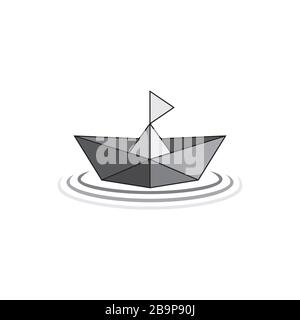 ship boat outline design symbol vector Stock Vector