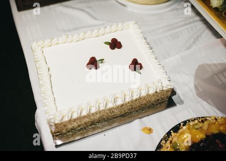 Big tasty cake for a special day Stock Photo