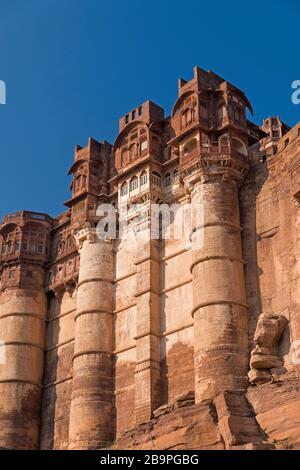 Mehrangarh Fort Jodhpur Rajasthan India Stock Photo