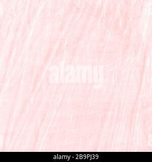 Pink  cellophane transparent. Cellophane for packaging, product protection. Polyethylene texture closeup. Pink polyethylene bag texture Stock Photo