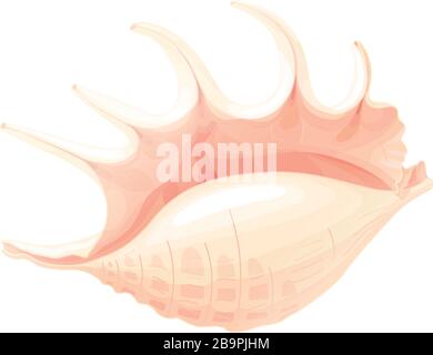 vector sea beach object clip art. Shell, seashell Stock Vector