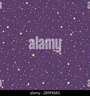 vector Cute simple seamless pattern. cartoon background Stock Vector