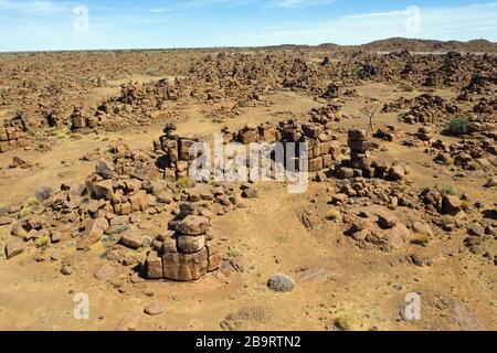 Rocks of Giants Playground, Keetmanshoop, Namibia Stock Photo