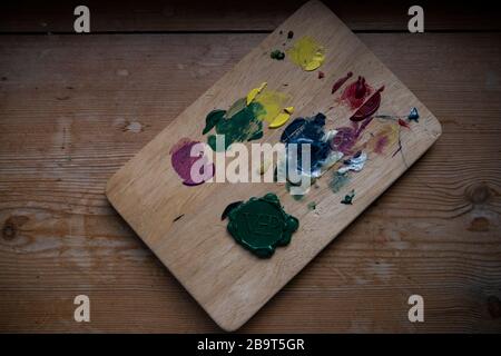 Pantone colour swatch samples Stock Photo