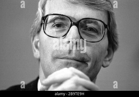 Sir John Major, former Conservative Party Prime Minister of UK. Stock Photo