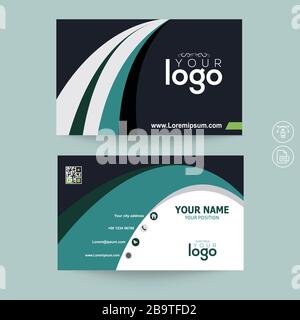 Simple tech business card template