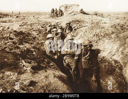 BATTLE OF YPRES 1917. Soldiers from the 45th Battalion, Australian 4th ...