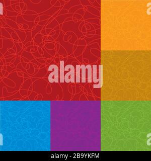 Vector illustration. Seamless lines texture in various colors. Stock Vector