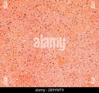 terrazzo floor red old stone texture beautiful for background Stock Photo