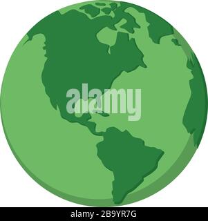 Earth planet image Stock Vector