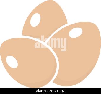 Set of eggs Stock Vector