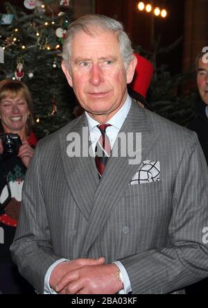 December 3, 2013, London, United Kingdom: (EDITORâ€™S NOTE: Image Archived 03/12/2013).HRH Prince Charles, Prince of Wales during his Royal Visit to Bedfordshire..Buckingham Palace has announced that HRH Prince Charles has tested positive for Coronavirus. He is self-isolating at Balmoral, Scotland and is currently only suffering mild symptoms. (Credit Image: © Keith Mayhew/SOPA Images via ZUMA Wire) Stock Photo