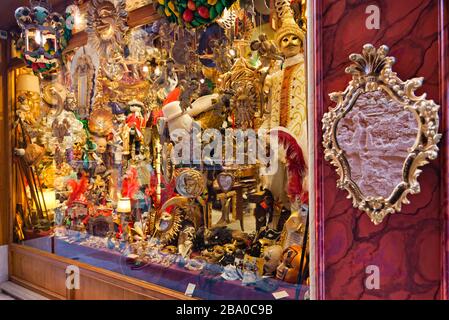 Mask shop,San Polo, Venice, Veneto, Italy, Europe Stock Photo