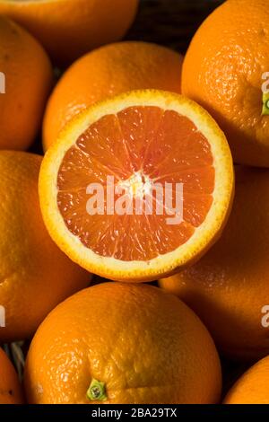 Raw Organic Cara Navel Oranges Ready to Eat Stock Photo