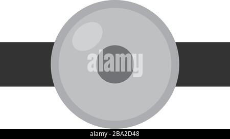 Isolated medical mirror Stock Vector