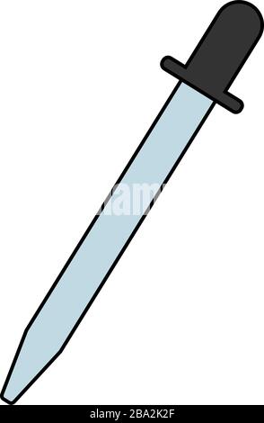 Isolated dropper icon Stock Vector