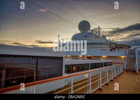 Cruise Ship Views Stock Photo