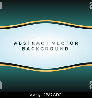 Abstract green vector background for use in design Stock Vector