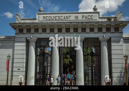 Recoleta Cemetery Stock Photo