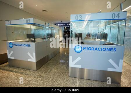 MENDOZA, ARGENTINA, June 10, 2015. International Airport Gobernador Francisco Gabrielli, reopening of the new facilities of airport, El Plumerillo, La Stock Photo