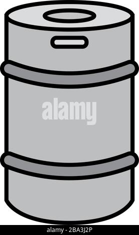 Isolated beer can icon Stock Vector