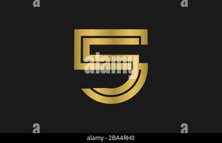 Letter SS monogram and shield sign combination. Line art logo design. Symbolizes reliability, safety, power, security. Stock Vector