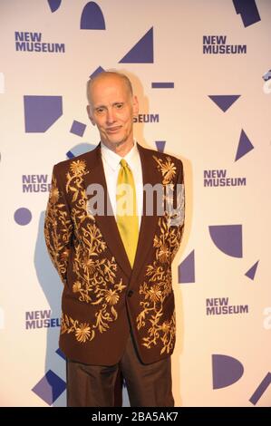 Filmmaker and writer John Waters at the New Museum gala 2019 at Cipriani's Wall Street in Manhattan, New York, photo by Nadja Sayej Stock Photo