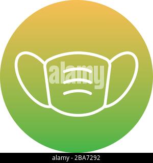 face mask accessory block style Stock Vector Image & Art - Alamy