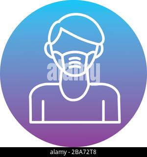 face mask accessory block style Stock Vector Image & Art - Alamy
