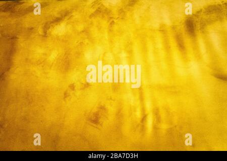 Abstract background with yellow texture, velvet fabric, full frame, close-up retro background texture Stock Photo
