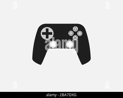 Controller, joystick icon. Vector illustration, flat design. Stock Vector