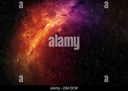 Colorful galaxy outer space background Elements of this image furnished by NASA Stock Photo