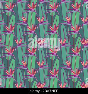 vector cute seamless pattern art for kids Stock Vector