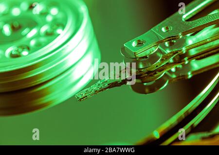 Hard disk reading head 25 Stock Photo