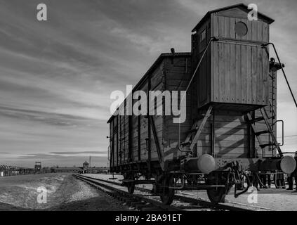 Nazi transportation carriage. Stock Photo