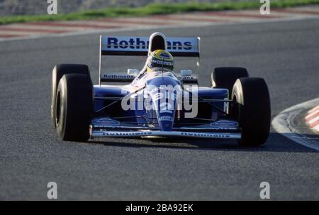 Formula 1 Driver Ayrton Senna On Brazilian Postage Stamp Stock Photo Alamy