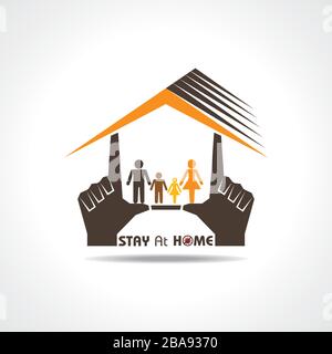 Corona Virus 2019-20. Wuhan virus disease, virus infections prevention methods,Logo, symbol & how to prevent. like stay at home,avoid crowd,wash your Stock Vector