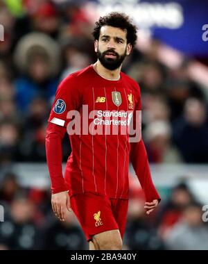 Liverpool's Mohamed Salah Stock Photo