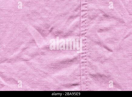 Surface pink texture. Pink linen background. Pink linen texture cloth Stock Photo