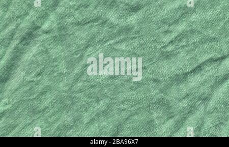 Turquoise fabric background texture. Turquoise background from a textile material Stock Photo