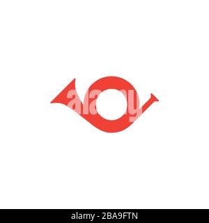 Shehnai Red Icon On White Background. Red Flat Style Vector Illustration. Stock Vector