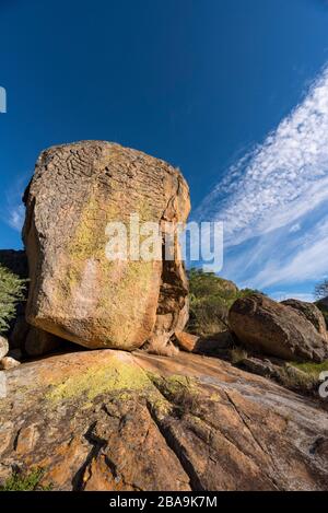 Granite boulders, Matopos Hills, Matobo National Park, Zimbabwe Stock ...
