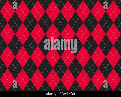 Argyle pattern seamless. Fabric texture background. Classic argill vector ornament. Stock Vector