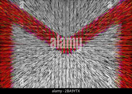 Google gmail envelope icon on screen, close-up Stock Photo
