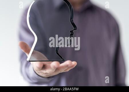 A AI(Artificial Intelligence) concept digital Stock Photo