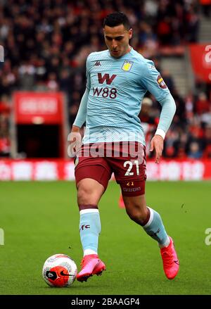 Aston Villa's Anwar El Ghazi Stock Photo